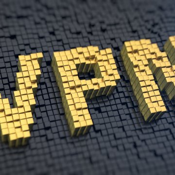 vpn sign yellow blocks vpn services